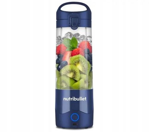 Blender kielichowy Nutribullet NBP003NBL Bezprzewodowy 0,47L Niebieski na Arena.pl