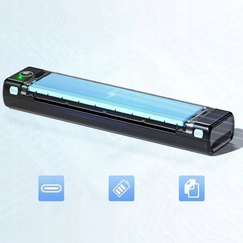 Przenośna termiczna drukarka Phomemo M08F BT do dokumentów bezprzewodowa A4 na Arena.pl