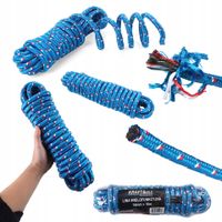 Lina wielofunkcyjna 14 mm x 10m niebieska ogrodowa namiotu KD11020