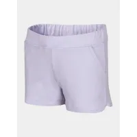 4F Spodenki Dziewczęce Krótkie Dresowe Fioletowe 100% Bawełna 152CM