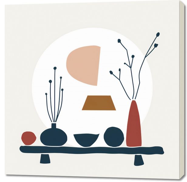 Obraz 100x100cm Naturański Stół zdjęcie 1