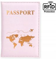 Skórzane Etui na PASZPORT Dokumenty Karty RFID OKŁADKA Portfel