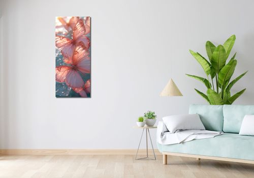 Obraz 40x100cm Świetliste Motyle na Arena.pl