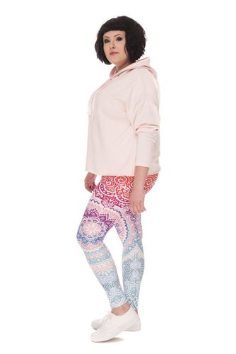 LEGGINSY PLUS SIZE AZTEC ROUND OMBRE na Arena.pl