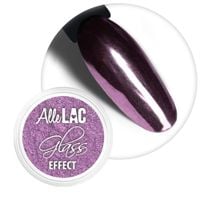 Pyłek lustrzany efekt do zdobień paznokci Glass Effect AlleLac Lilac Nr 6