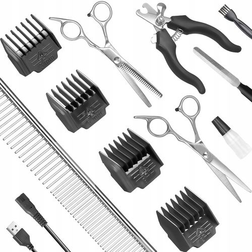 MASZYNKA DO STRZYŻENIA PSÓW PSA KOTA RAGI PROFESJONALNA CICHA BEZPRZEWODOWA na Arena.pl