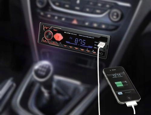RADIO SAMOCHODOWE BLUETOOTH 1-DIN RDS USB-C AUX RCA SD MP3 LCD MIKROFON na Arena.pl