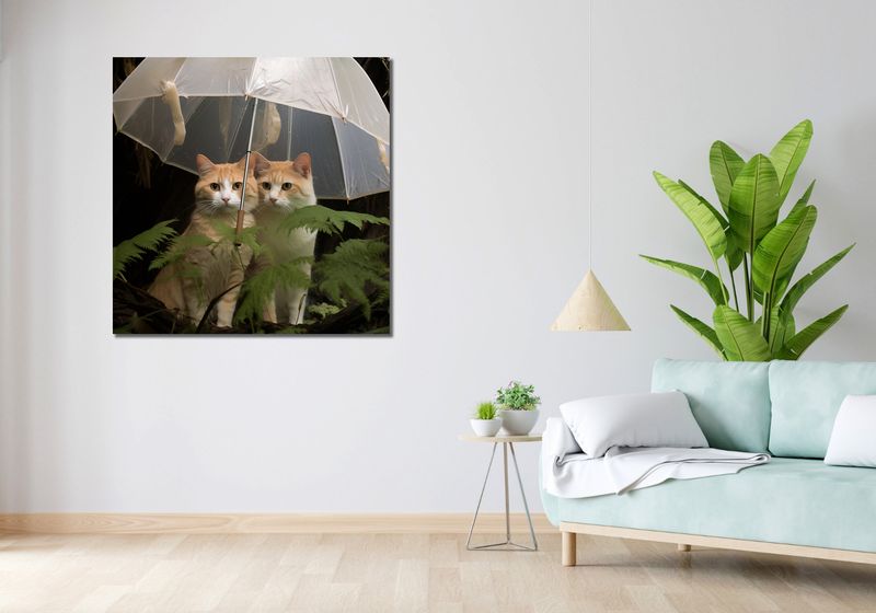 Obraz 100x100cm Podwójna Ochrona zdjęcie 2