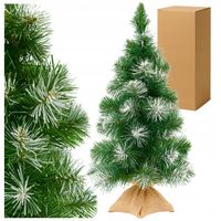 CHOINKA SZTUCZNA OŚNIEŻONA 65 CM MAŁA CHOINECZKA JUTA DRZEWKO ŚWIĄTECZNE