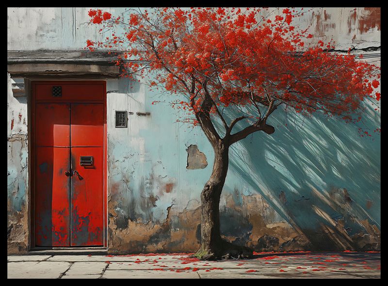 Plakat 55x40cm Widok Na Dawne zdjęcie 2