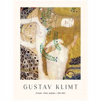 2 x Plakat 40x30 Gustaw Klimt kobieta przyjaciele reprodukcja BOHO 20 WZORÓ
