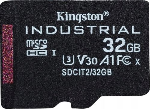 Kingston Industrial microSDHC 32GB Class 10 A1 pSLC + SD Adapter na Arena.pl