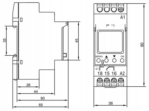 ZEGAR CZASOWY ASTRONOMICZNY PROGRAMATOR NA SZYNĘ na Arena.pl