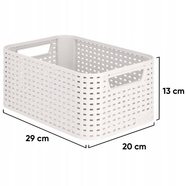 Curver Pojemnik Do Przechowywania Pudełko Szare 6L zdjęcie 3