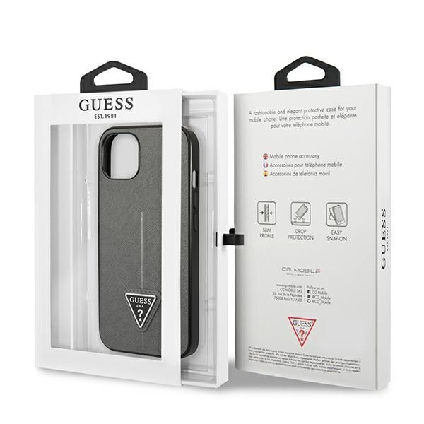 Etui Guess do iPhone 15 Plus, iPhone 14 Plus, Srebrny zdjęcie 8