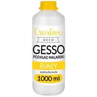 Gesso białe podkład malarski grunt butelka 1L