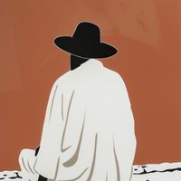 Plakat 100x100cm Rozmyślania w Oddali