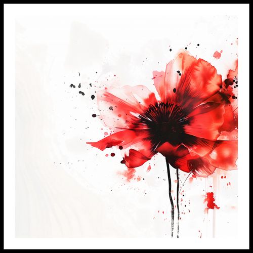 Plakat 90x90cm Płynna Akwarela na Arena.pl