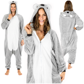 Piżama ciepła damska męska kigurumi kombinezon na zamek unisex M