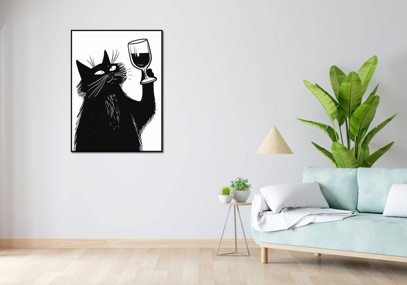 Plakat 75x100cm Koci Wirtuoz zdjęcie 4