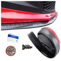 UNIWERSALNA DOKŁADKA ZDERZAKA 2,5M SPOILER CARBON