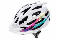 KASK ROWEROWY REGULOWANY METEOR SHIMMER M 55-58 siatka otwory wentylacyjne
