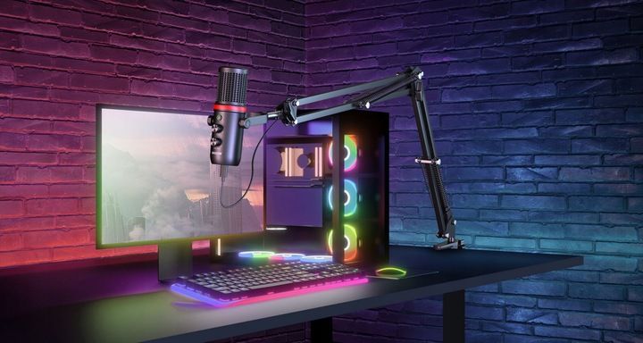 MOZOS MKIT-GX MIKROFON DO KOMPUTERA USB GAMINGOWY POJEMNOŚCIOWY zdjęcie 5