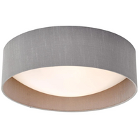Plafon sufitowy Nysa NYS5039 Dar Lighting okrągły abażur szary