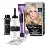LOREAL FARBA DO WŁOSÓW INTENSYWNY TRWAŁY KOLOR PREFERENCE COOL BLONDES 81