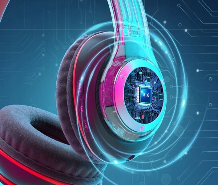 SŁUCHAWKI BEZPRZEWODOWE ŚWIECĄCE DEVIL BLUETOOTH zdjęcie 5