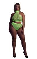 turtle neck and high waist slip  xl/xxxxl
