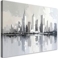 Obraz do salonu sypialni biura, Nowy Jork Wieżowce Miasto 30x20
