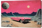 Obraz 100x70cm Kabriolet W Kosmosie