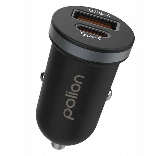 Szybka ładowarka samochodowa POLION USB-A USB-C 35W QC3.0 PD 3A na Arena.pl