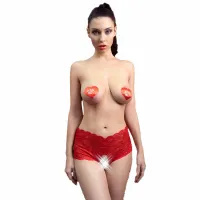chilirose cr 4641 figi otwarte bez szwow czerwone s/m