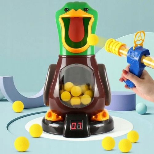 GRA KACZKA STRZELANIE DO CELU 2 PISTOLETY I 24 KULEK ZABAWKA DLA DZIECI na Arena.pl