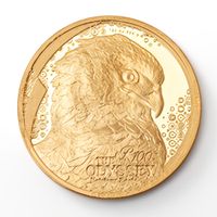 The Odyssey of the Sky: Bateleur Eagle 1/4 Uncji Złota Proof 2025