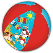 Piłka plażowa dmuchana gumowa ogrodowa Psi Patrol Czerwona