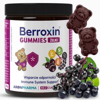 ZDROWE ŻELKI ODPORNOŚĆ NATURALNE WITAMINA C D CZARNY BEZ ARONIA SELEN 60SZT