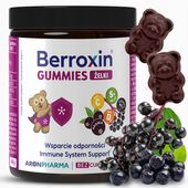 ZDROWE ŻELKI ODPORNOŚĆ NATURALNE WITAMINA C D CZARNY BEZ ARONIA SELEN 60SZT