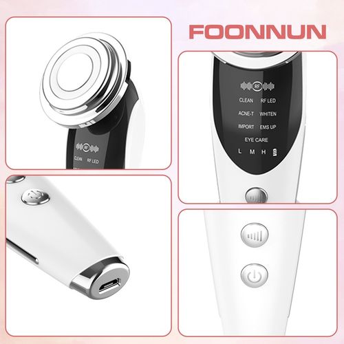 FOONNUN BEZIGŁOWA MASAŻER EMS TWARZY LIFTING 7w1 URZĄDZENIE DO MASAŻU na Arena.pl