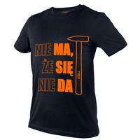 t-shirt z nadrukiem ma się da rozmiar m - t n81-642-m