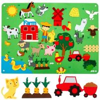 TABLICA ZABAWKA EDUKACYJNA MONTESSORI MATA PLANSZA FILCOWA NA RZEPY DZIECI