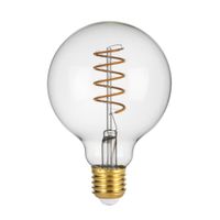 Dekoracyjna żarówka 454-G95-DIM-SR-CL Italux LED E27 6W 350lm 2200K bulb kulka grafitowa