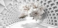 fototapeta TUNEL LILIE ABSTRAKCJA GŁĘBIA 360x240