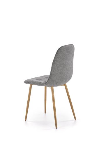 Krzesło Hampshire szare/ dąb miodowy na Arena.pl