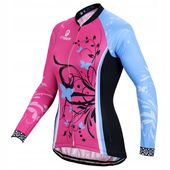 BLUZA ROWEROWA ROWEROWA DAMSKA ZIMOWA OCIEPLANA DOBRA AERODYNAMIKA PRO L