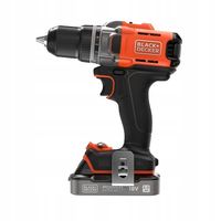 WIERTARKO-WKRĘTARKA 2Ah 18V BLACK+DECKER BCD382D1XC-QW