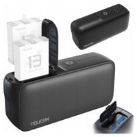 Telesin Powerbank 10000mah Ładowarka USB Akumulatora Do GoPro Hero 13 Black
