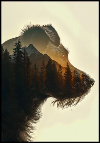 Plakat 68x98cm Psi Duch Lasu na Arena.pl